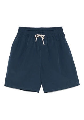 MC2 Saint Barth logo-patch swim shorts - Blue
