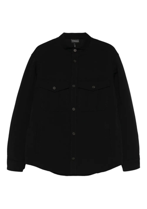 Emporio Armani buttoned pocket shirt - Black