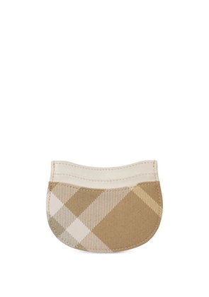 Burberry Rocking Horse check cardholder - Neutrals