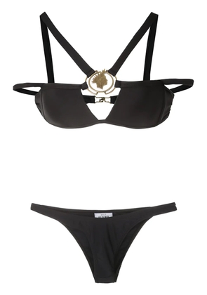 Amir Slama metallic embellishment bikini set - Black