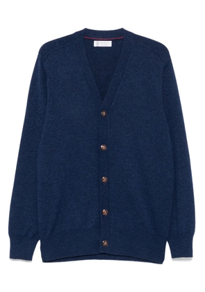 Brunello Cucinelli cashmere cardigan - Blue