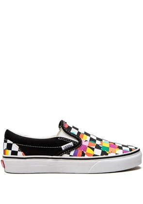 Vans Classic Slip-On 'Floral Checkerboard' sneakers - Black