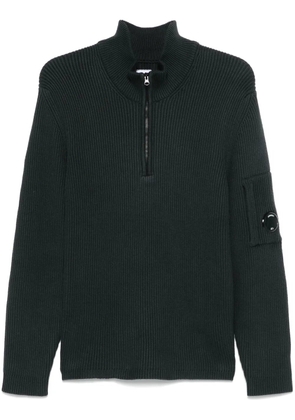 C.P. Company Lens-detail sweater - Green