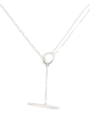 Dinny Hall Thalassa small T-bar necklace - Silver
