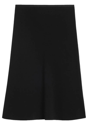 AMI Paris crepe midi skirt - Black