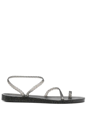Ancient Greek Sandals glitter-detailed single-toe flip flops - Black