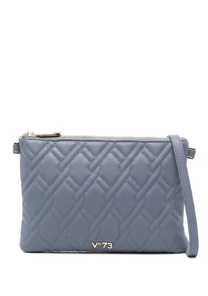 V°73 logo-lettering shoulder bag - Blue