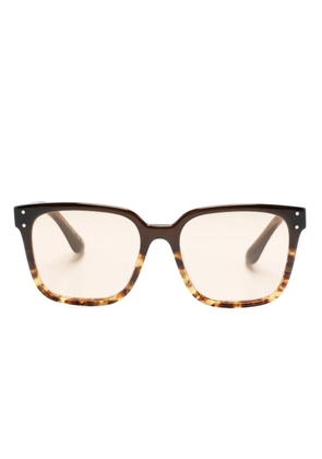 Oliver Peoples Parcell square-frame glasses - Brown