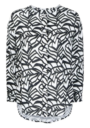 Bambah Geometric-print Cairo shirt - Black