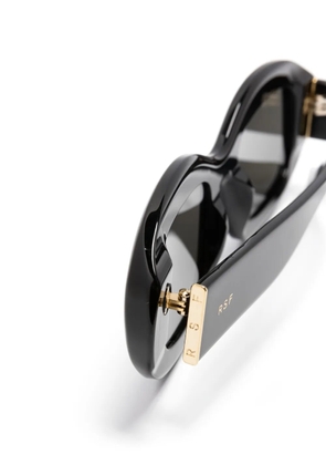 Retrosuperfuture oval-frame tinted sunglasses - Black