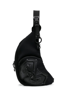 Junya Watanabe MAN appliqué-detail messenger bag - Black