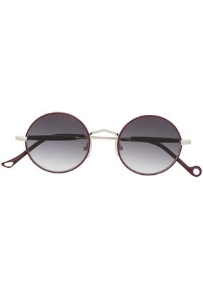 Eyepetizer Quatre round-frame sunglasses - Red