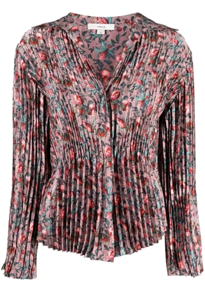 Vince berry blooms pleated shirt - Multicolour