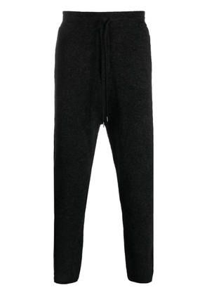 Isabel Benenato drawstring drop-crotch track pants - Black