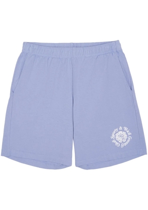 Sporty & Rich Monte Carlo cotton track shorts - Purple