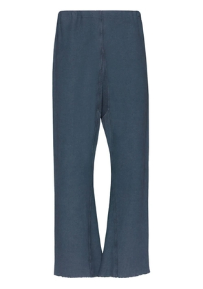 Maison Margiela wide-leg cotton track pants - Blue
