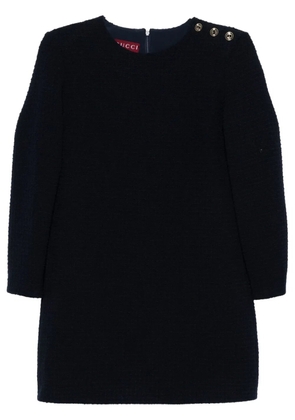 Gucci bouclé mini dress - Blue