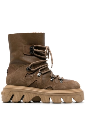 Casadei Generation C leather boots - Brown