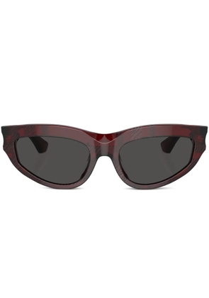 Burberry Eyewear checkered cat-eye sunglasses