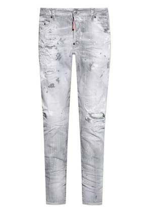 DSQUARED2 Skater distressed-finish jeans - Grey