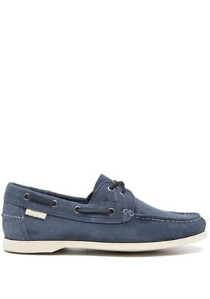 Manebi Hamptons suede boa shoes - Blue
