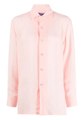 Ralph Lauren Collection spread-collar button-fastening shirt - Pink