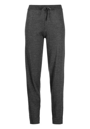 Cashmere In Love fine-knit drawstring-waist trousers - Grey