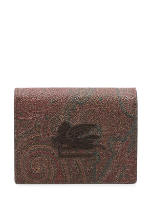 ETRO paisley-print wallet - Brown