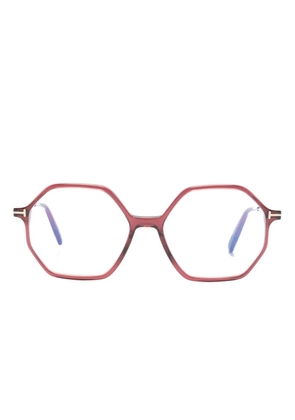 TOM FORD Eyewear geometric-frame glasses - Pink