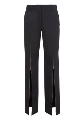 Fleur Du Mal zip-up split trousers - Black