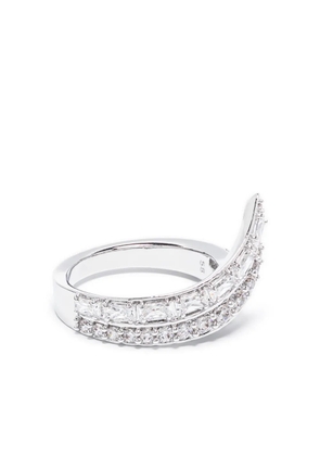 Swarovski Hyperbola band ring - Silver