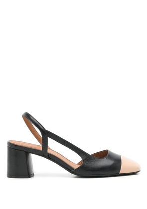 Sarah Chofakian Coucou Duo 45mm slingback pumps - Black