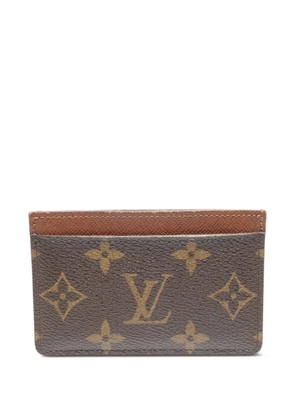 Louis Vuitton Pre-Owned 2004 monogram Porte Carte card case - Brown
