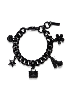 Marc Jacobs The Mini Icon pavé charm bracelet - Black