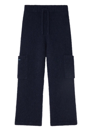 Alanui Finest ribbed trousers - Blue