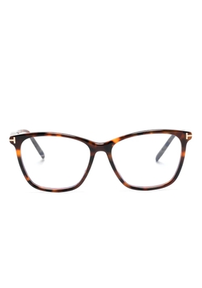 TOM FORD Eyewear FT5989B rectangle-frame glasses - Brown