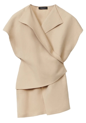 Fabiana Filippi wrap-style blouse - Neutrals