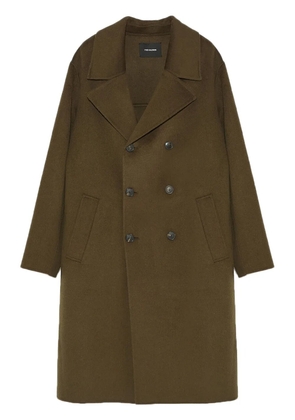 Yves Salomon double-sided coat - Green