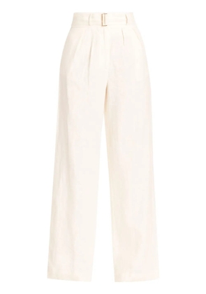 HEVRON linen trousers - Neutrals