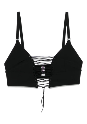 Maison Close Nuit Infinie bustier triangle bra - Black