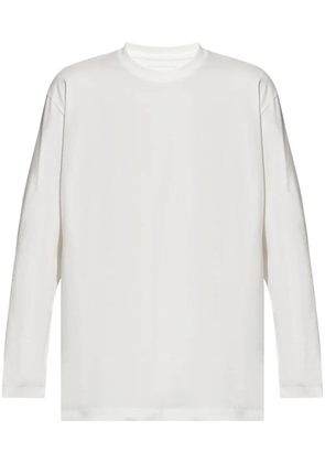 Y-3 logo-print T-shirt - White