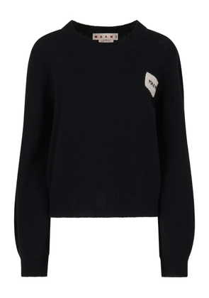 Marni cashmere balloon-sleeve sweater - Black