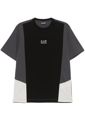 Ea7 Emporio Armani colour-block T-shirt - Black
