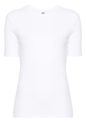 TOTEME ribbed cotton T-shirt - White