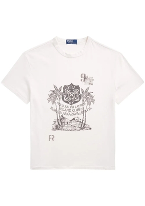 Polo Ralph Lauren graphic-print T-shirt - White