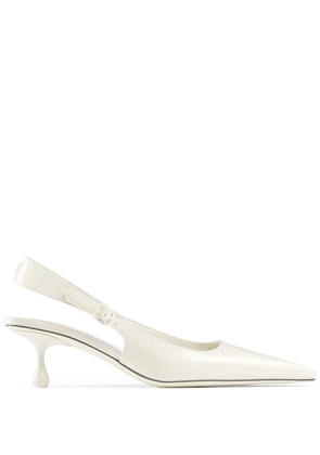 Jimmy Choo 50mm Amel pumps - White