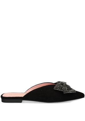 Pretty Ballerinas 10mm Yvette mules - Black