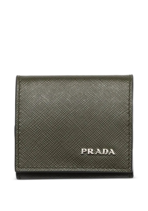 Prada saffiano leather coin purse - Green
