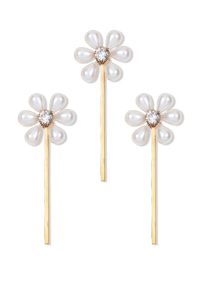 Jennifer Behr Laena bobby pins (set of three) - Gold