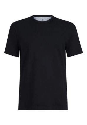 Brunello Cucinelli ribbed crew-neck T-shirt - Black